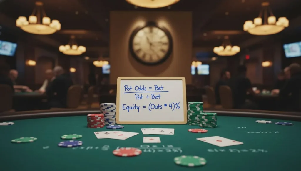 Покерная математика: простые формулы для принятия решений